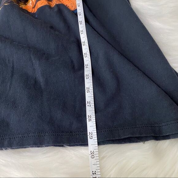 Vintage Bobby G Flying Eagle T-shirt 1990 No Size Tag Approx Men's XL Black - Picture 8 of 8